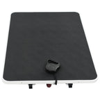 Mesa de higiene para mascotas, portátil y con ruedas