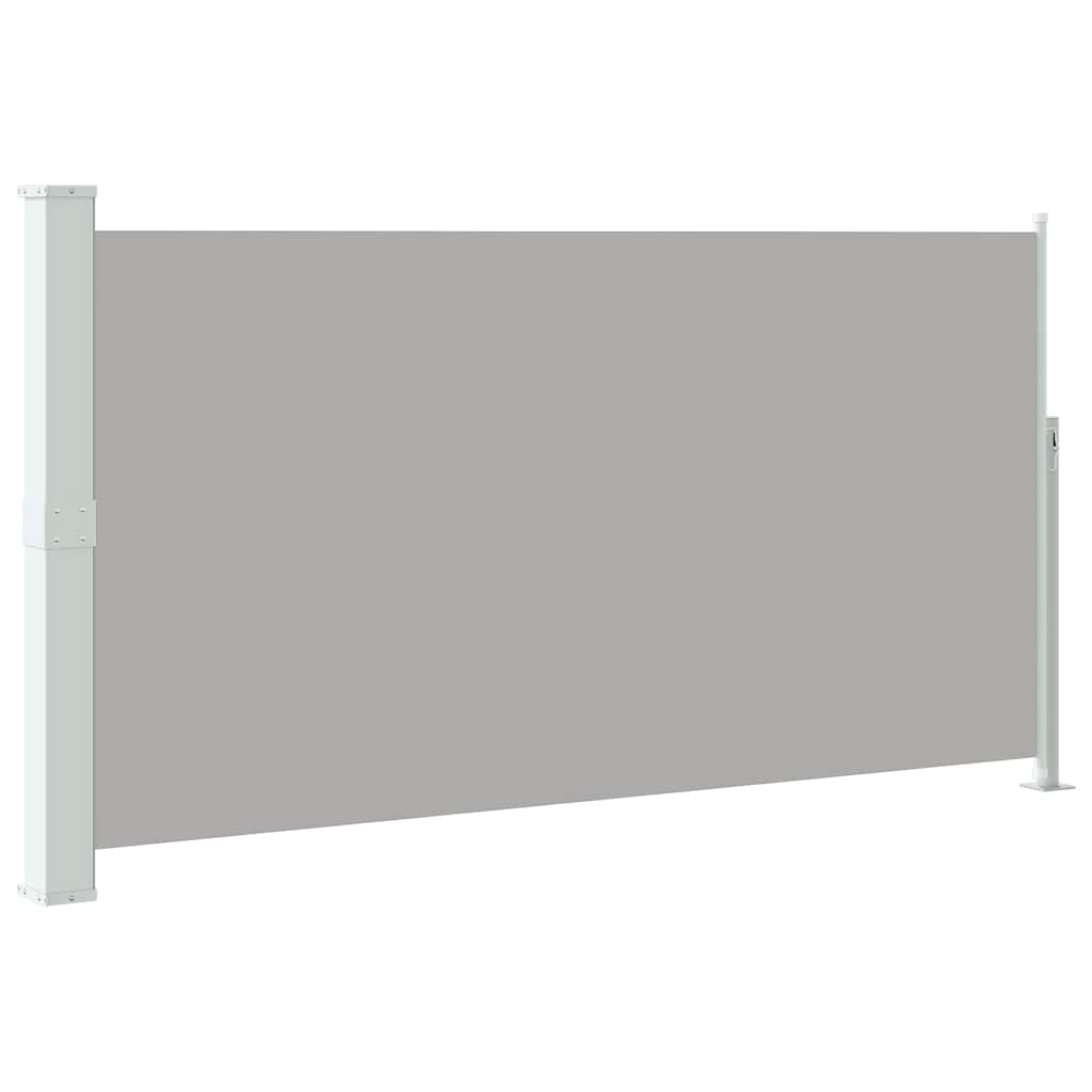 Toldo lateral de jardín o terraza 160x300 cm gris