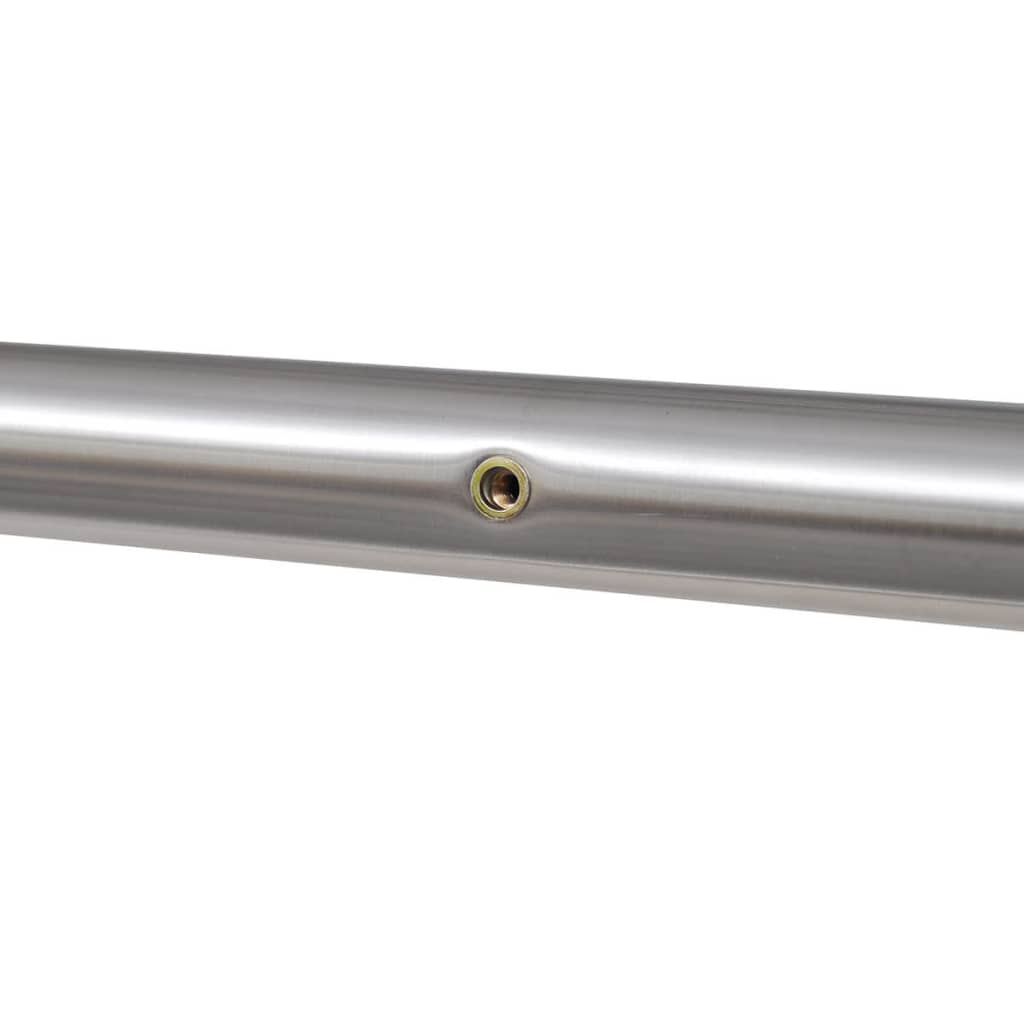 Soporte de acero inoxidable para 2 buzones de exterior