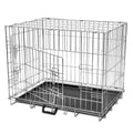 Jaula para perros plegable de metal L