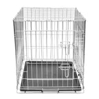 Jaula para perros plegable de metal L