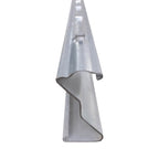 Poste de Valla 10 pcs Plateado 200 cm Acero