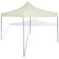 Cenador plegable color crema 3x3 m