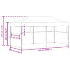 Carpa plegable pop-up azul 3x6 m