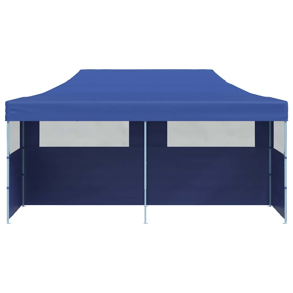 Carpa plegable pop-up azul 3x6 m