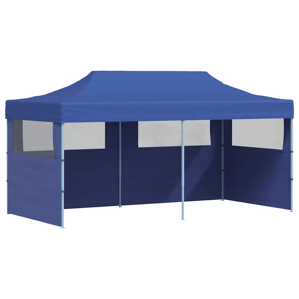 Carpa plegable pop-up azul 3x6 m