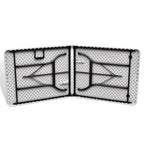 Mesa de jardín plegable HDPE blanca 180x75x74 cm