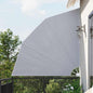 Toldo lateral plegable de balcón color crema 140x140 cm