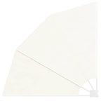 Toldo lateral plegable de balcón color crema 140x140 cm