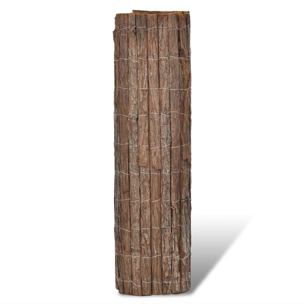 Valla cañizo de corteza 400x100 cm