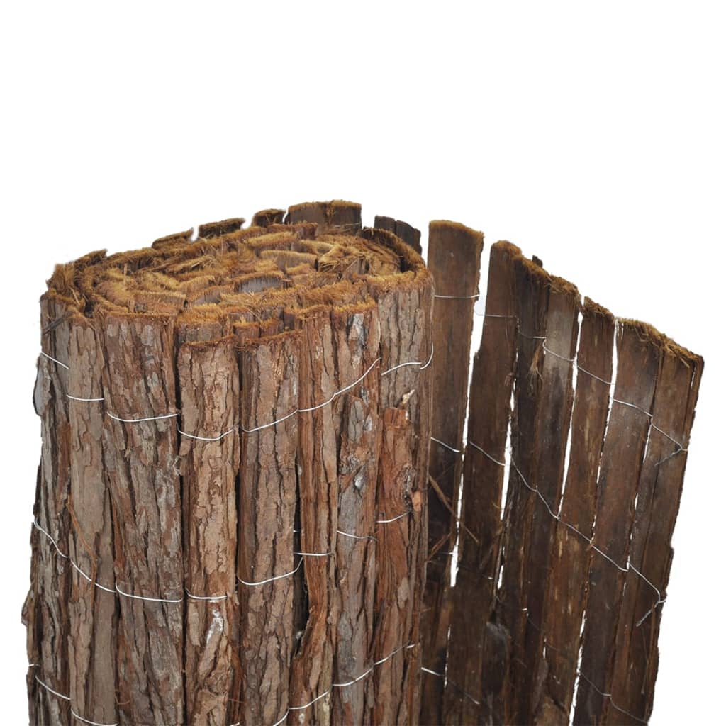 Valla cañizo de corteza 400x100 cm