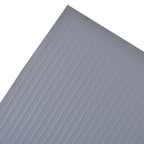 Panel de valla de PVC gris claro 70x0,19 m