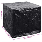 Cubierta depósito de agua IBC 8 ojales 116x100x120 cm