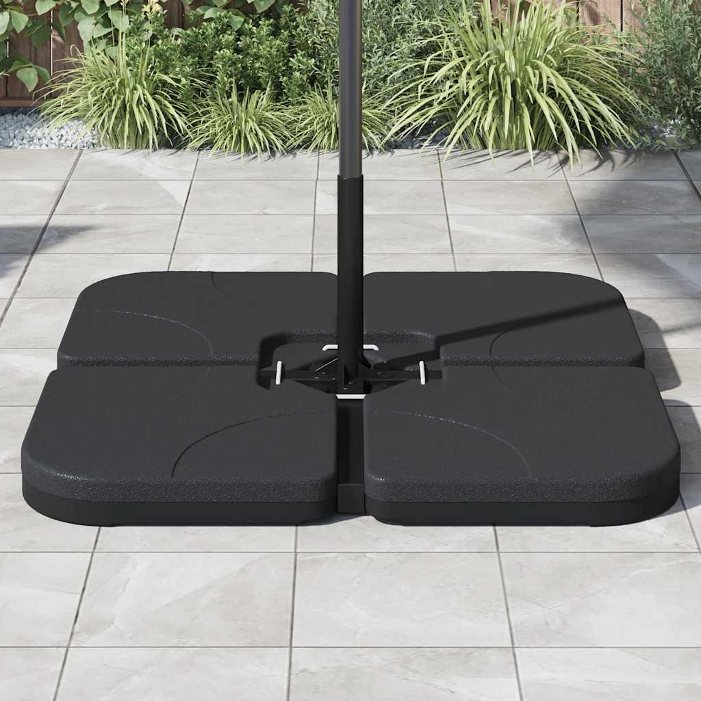 Base de sombrilla postátil arena/agua 60 l