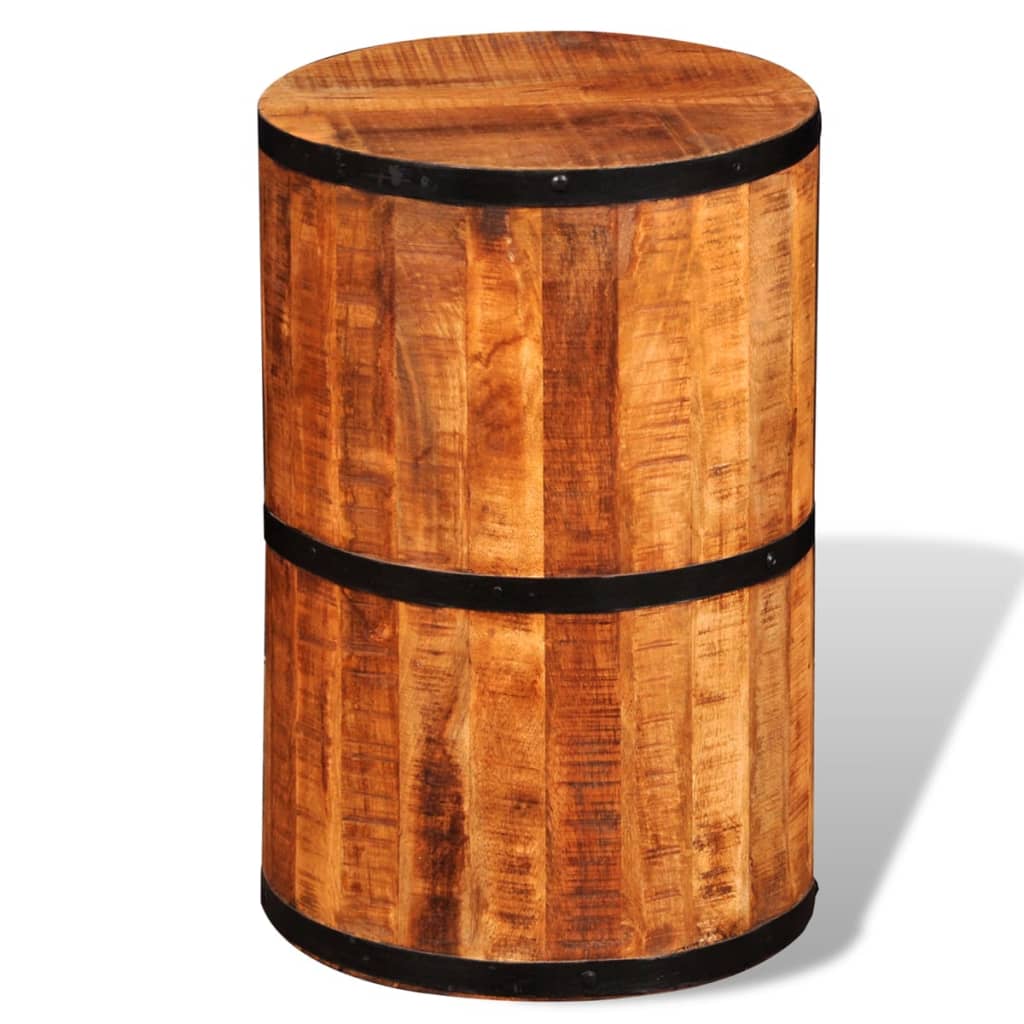 Taburete de bar madera de mango rugosa