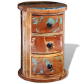 Armario con 3 cajones madera maciza reciclada
