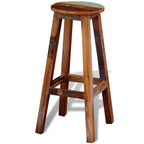 Taburete de bar madera maciza reciclada