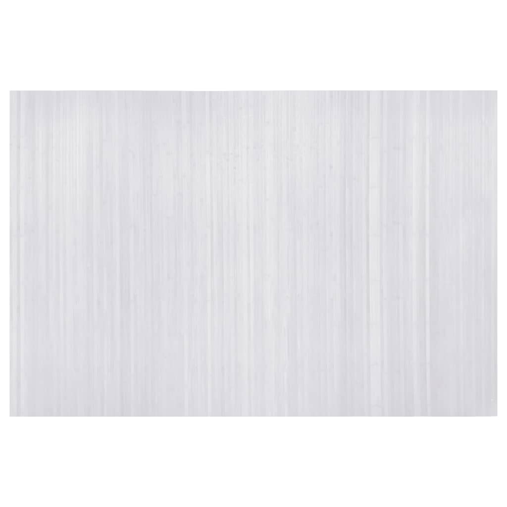 Biombo divisor bambú blanco ancho 250 cm alto 165 cm