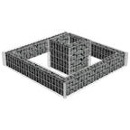 Jardinera de gaviones de acero 120x120x20 cm