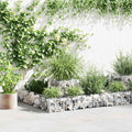 Jardinera de gaviones de acero 120x120x20 cm