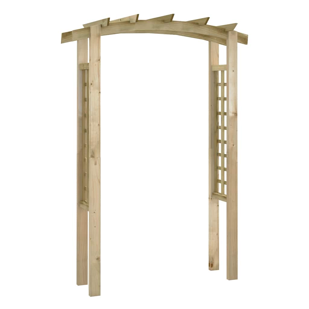 Arco con enrejado de madera 150x60x210 cm