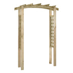 Arco con enrejado de madera 150x60x210 cm