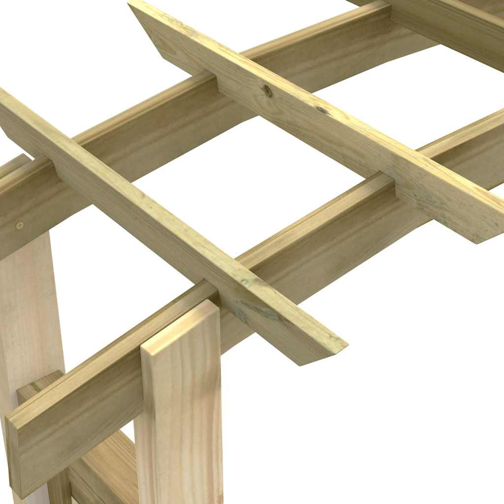 Arco con enrejado de madera 150x60x210 cm