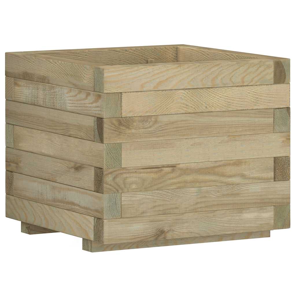 Arriate cuadrado madera 50x50x40 cm