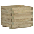 Arriate cuadrado madera 50x50x40 cm