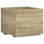 Arriate cuadrado madera 50x50x40 cm