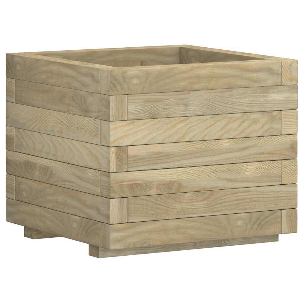 Arriate cuadrado madera 50x50x40 cm