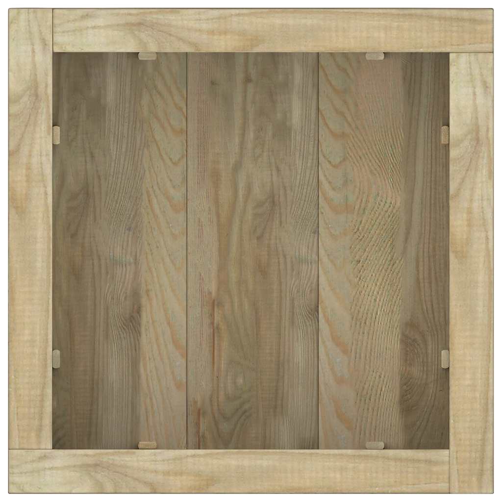 Arriate cuadrado madera 50x50x40 cm
