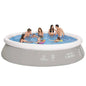 Jilong Round Inflatable Pool Grey 450x122 cm