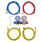 Conjunto de herramientas de manómetro de cuatro vías