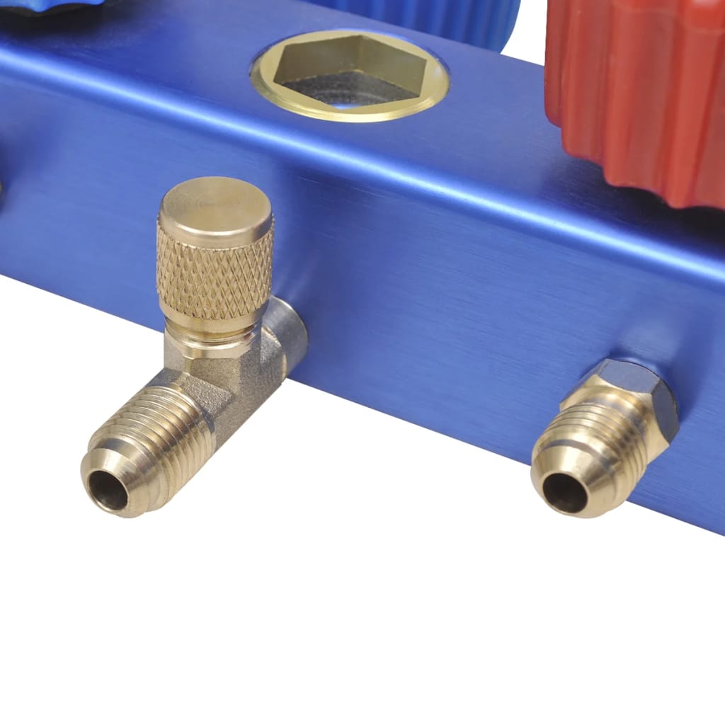 Conjunto de herramientas de manómetro de 2 vías