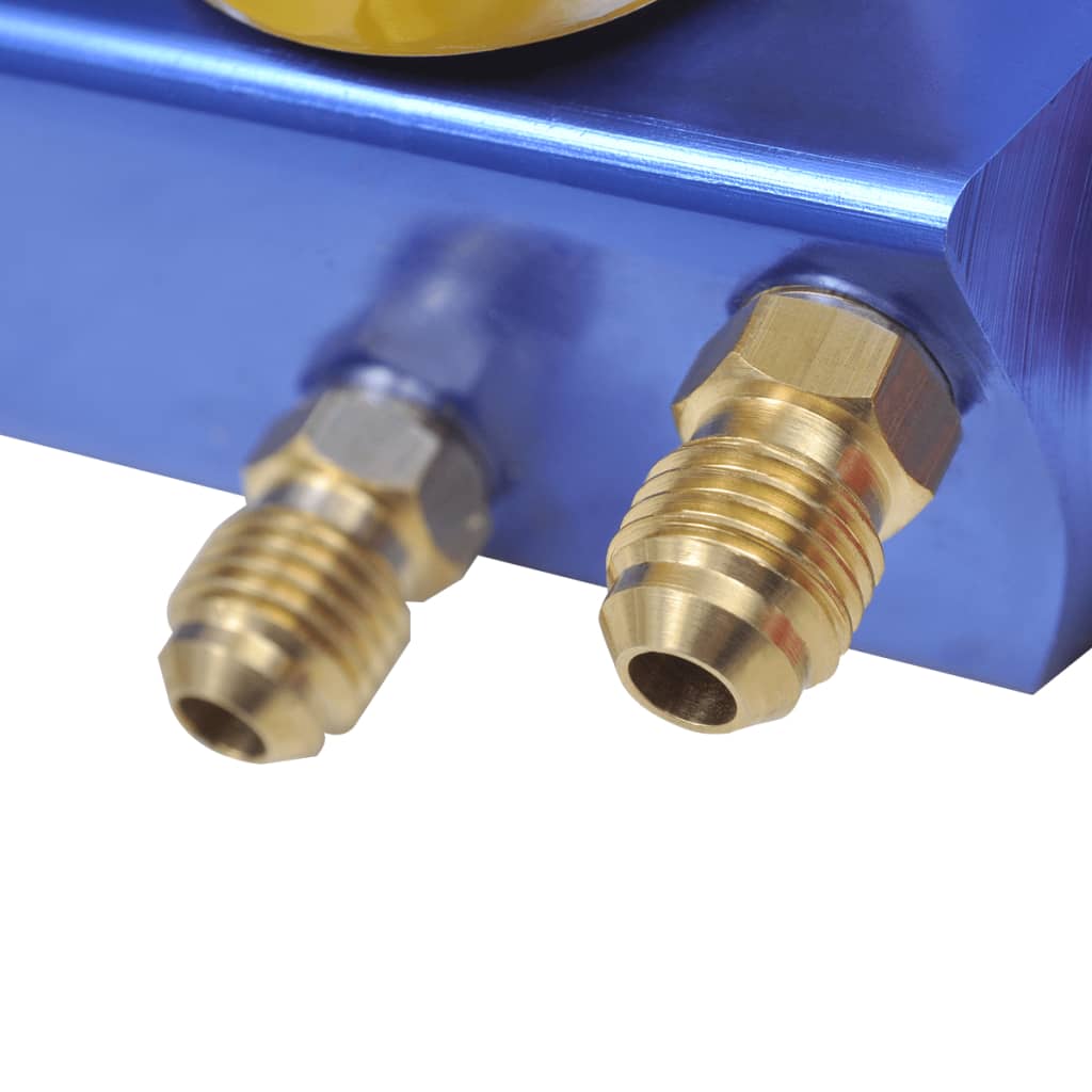 Conjunto de herramientas de manómetro de cuatro vías