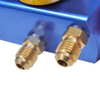 Conjunto de herramientas de manómetro de cuatro vías
