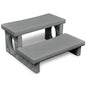 White Hot Tub Steps