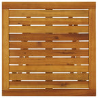 Mesa para terraza bistró madera maciza de acacia 46x46x47 cm