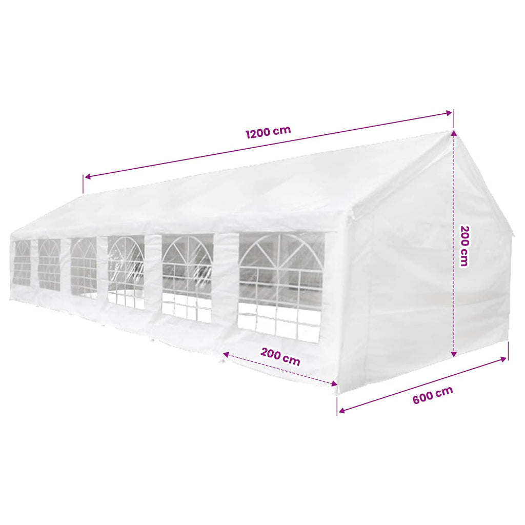 | Tela de tienda sin estructura | 12 x 6 m PE