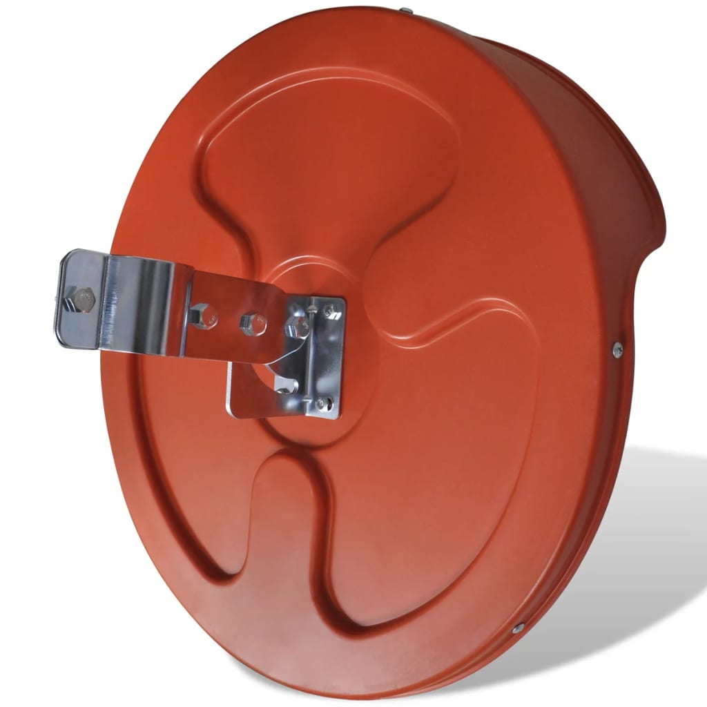 Espejo de tráfico convexo plástico naranja 45 cm