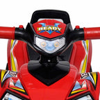 Quad correpasillos infantil con sonidos y luces rojo