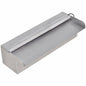 Rectangular LED waterfall fountain for swimming pool, stainless steel, 60 cm
