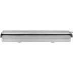 Fuente cascada rectangular LED para piscina acero inoxidable 60 cm