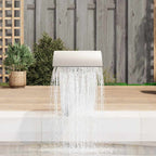 Fuente cascada para piscina de acero inoxidable 45x30x60 cm