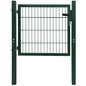 Puerta de valla 2D (individual) Gris antracita 100x120 cm