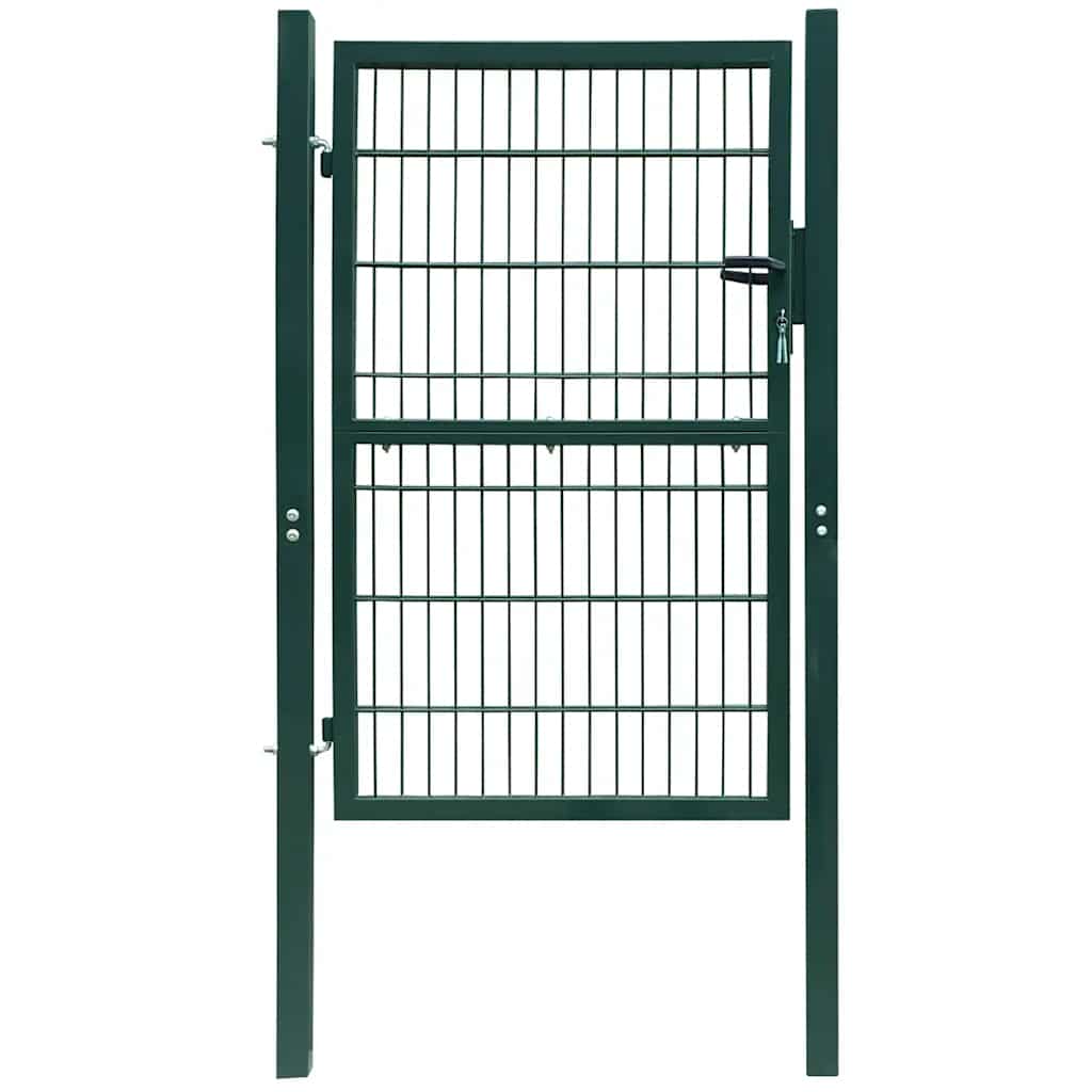 Puerta de valla 2D (individual) Gris antracita 100x120 cm