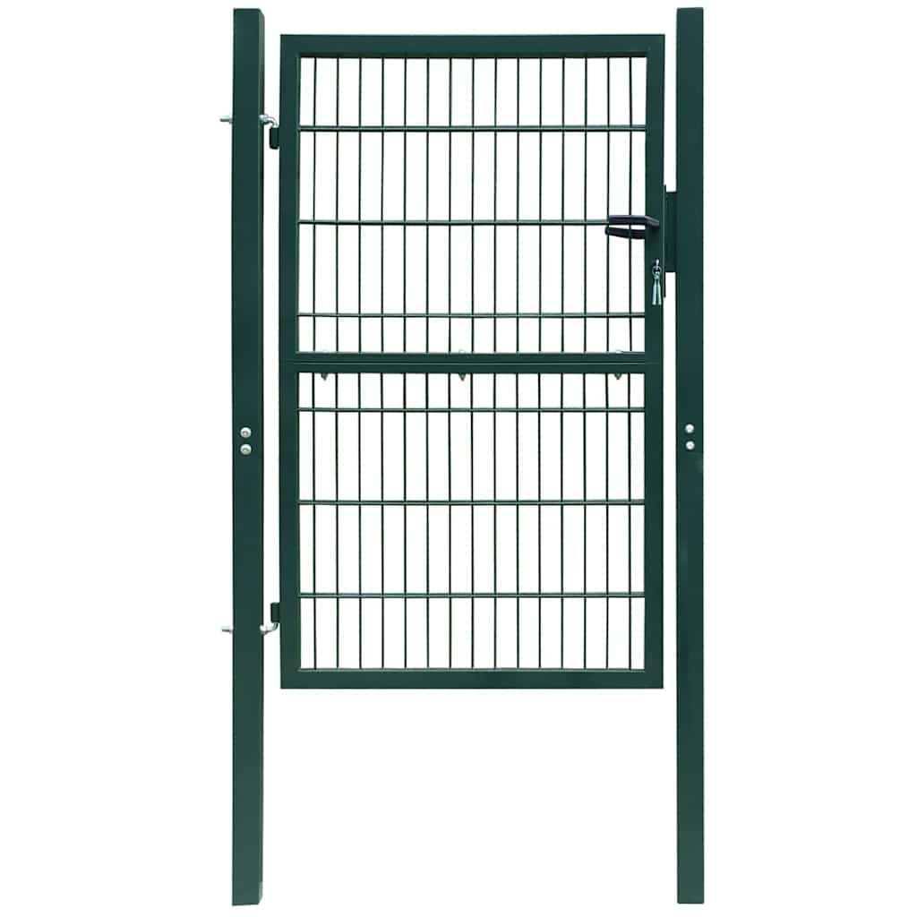 Puerta de valla 2D (individual) Gris antracita 100x120 cm