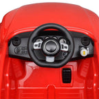 Coche de juguete rojo con mando, modelo Audi TT RS