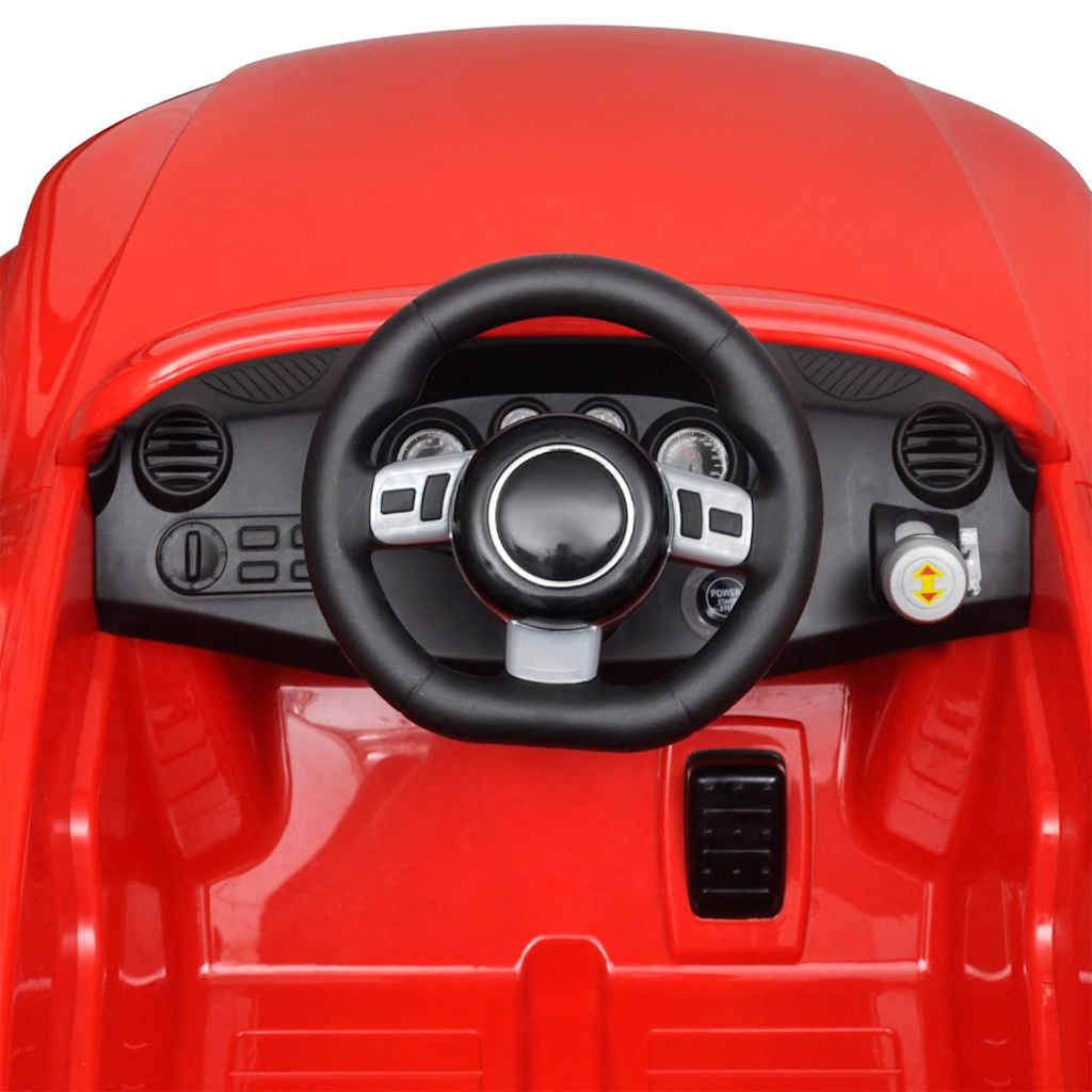 Coche de juguete rojo con mando, modelo Audi TT RS